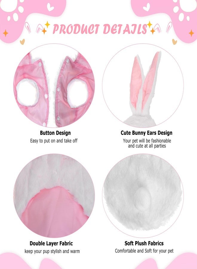Yoption Dog Cat Bunny Costumes, Funny Pet Halloween Christmas Easter Cosplay Dog Hoodie Clothes Party Costume Outfits for Puppy Dogs (M) - Image 2